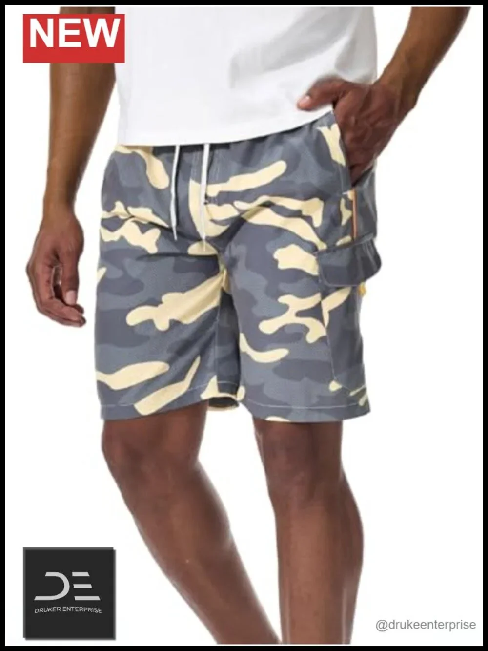 Men's Quick Dry Board Shorts with Mesh Lining Swim Trunks